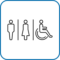 Behindertengerechtes WC